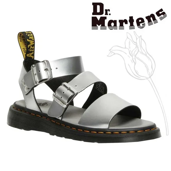 靴 Dr.Martens GRYPHON STRAP SANDAL 24cm Gryphon Brando Leather Gladiator Sandals in Black Brando